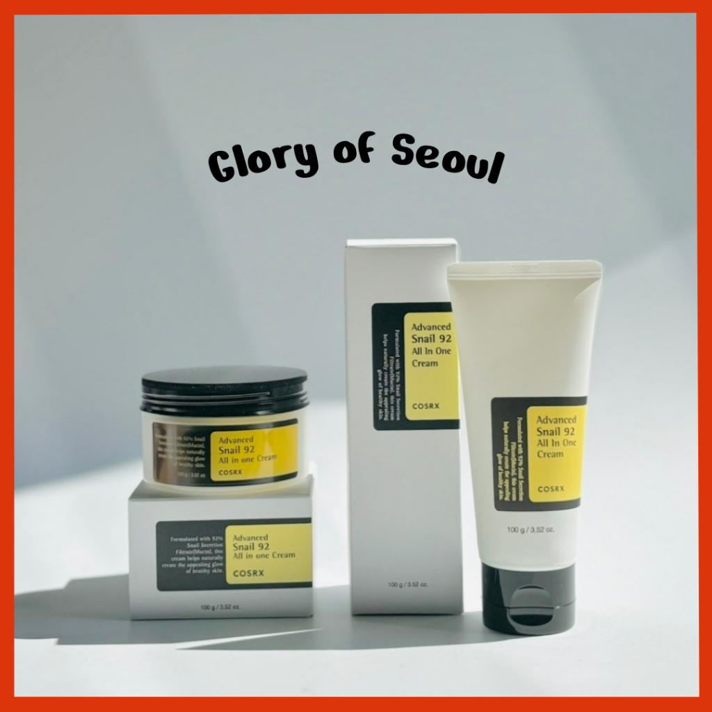 COSRX Snail Mucin 92% Repair Cream 100g/50g em Oferta na Shopee