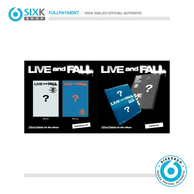 (POB+PHOTOBOOK/TABLOID ver) Xdinary Heroes 5th Mini Album [LIVE and FALL] em Oferta na Shopee