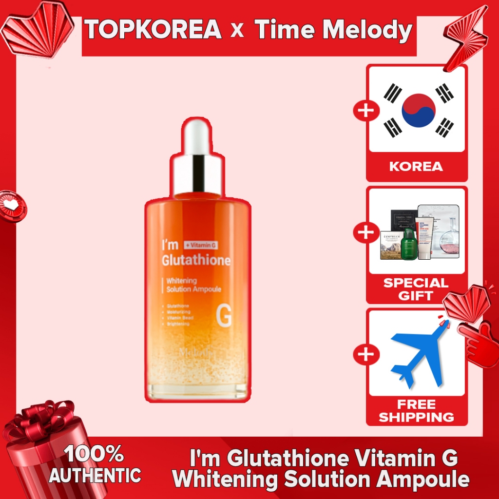 Tempo Melodia Eu Sou Glutationa Vitamina G Solução Branqueadora Ampola 100ml Topkorea Envio Da Coréia