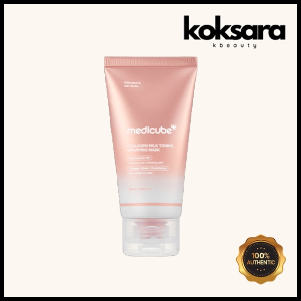 Medicube Collagen Milk Wrapping Mask 75ml em Oferta na Shopee
