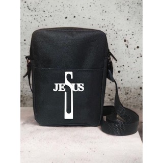 Bolsa Bag Lateral Street Wear Pochete com ziper Unissex Alça regulável ref 13