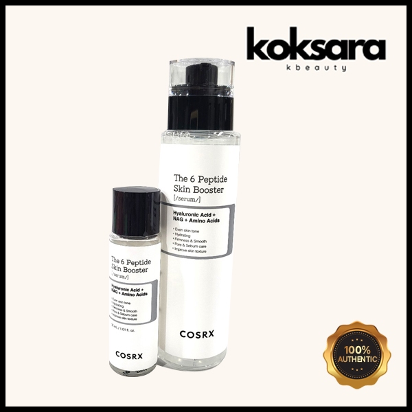 cosrx the 6 peptide skin booster serum 150ml, 30ml