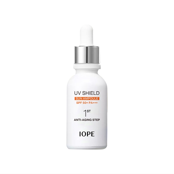 Ampola Solar IOPE UV Shield 40ml + Soro Retinol 10ml + Creme Step3 5ml