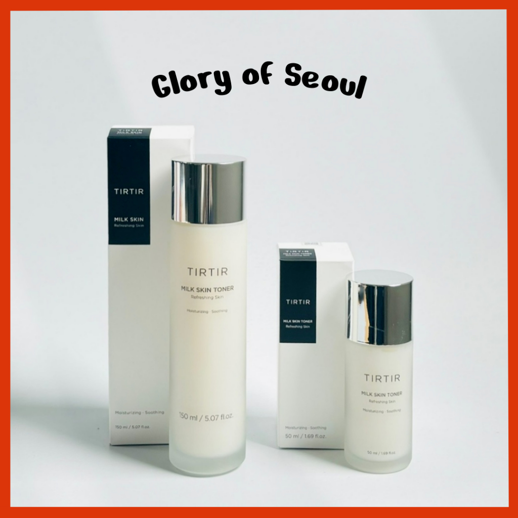 TIRTIR Tônico Milk Skin, 150ml / 50ml | Hidratação Profunda, Brilho Instantâneo, 2% Niacinamida, Camomila, Extrato De Farelo De Arroz, Ceramida, Pantenol em Oferta na Shopee
