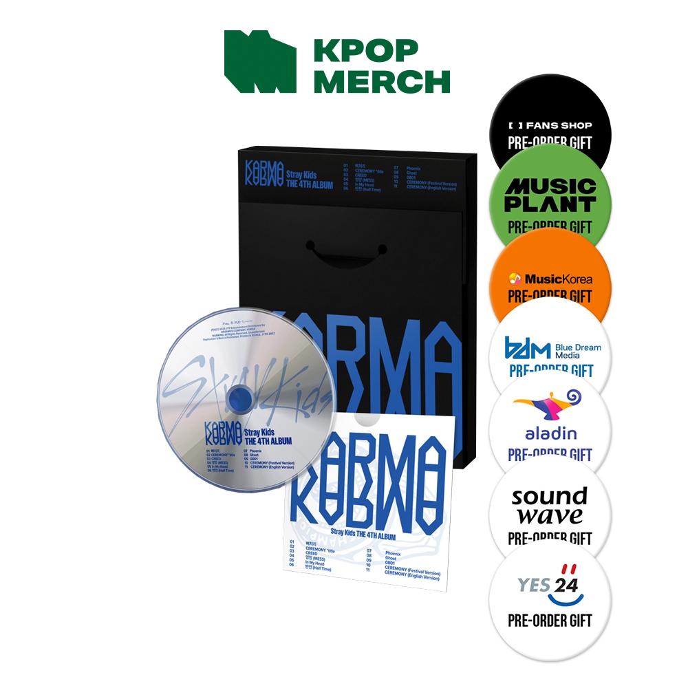 [POB Option] Stray kids - 4th album [ Karma ]_Compact ver em Oferta na Shopee