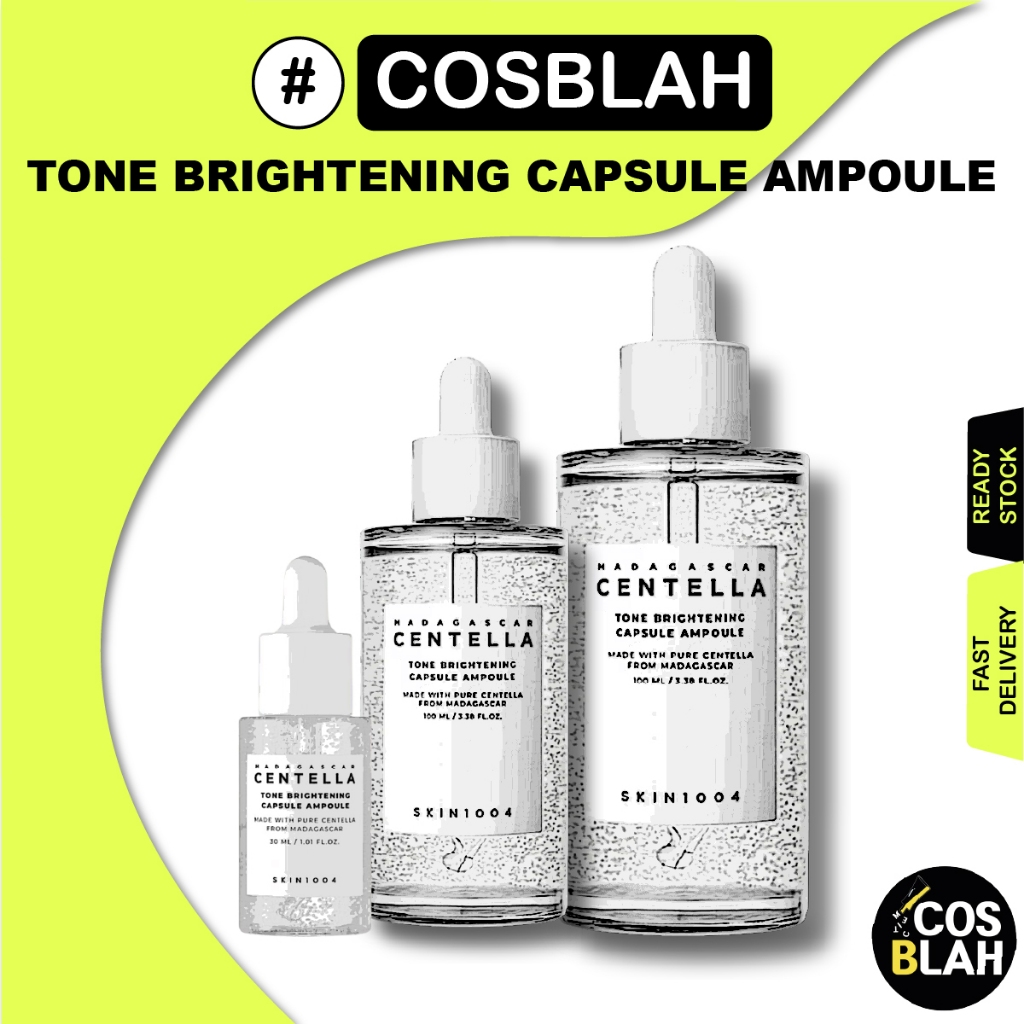 SKIN1004 Madagascar Centella Tone Ampola Cápsula Iluminadora 30ml , 50ml , 100ml em Oferta na Shopee