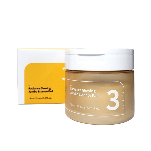 numbuzin no.3 radiance glowing jumbo essence pad 150ml - Beauty