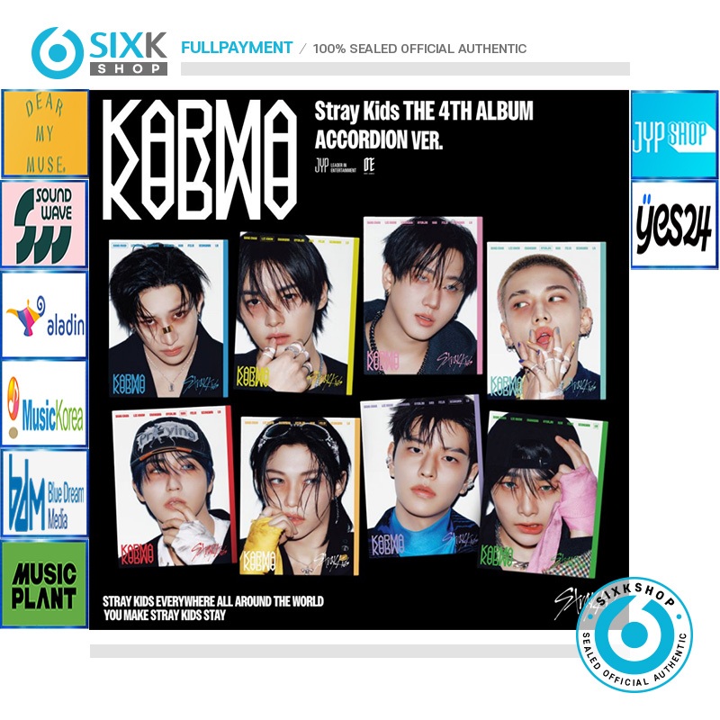( POB ACCORDION ver ) STRAY KIDS 4th Album KARMA em Oferta na Shopee