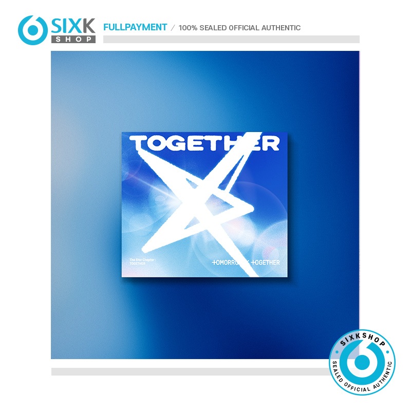 TOMORROW x TOGETHER ( TXT ) The star Chapter : TOGETHER  ( Solo Track Ver.) em Oferta na Shopee