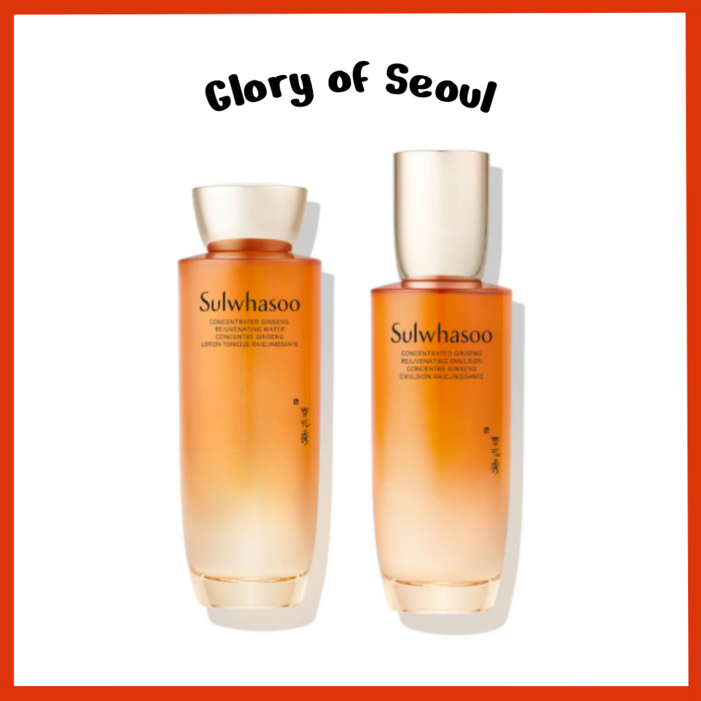 SULWHASOO Concentrated Ginseng Rejuvenating Water 150ml, Emulsion 125ml em Oferta na Shopee