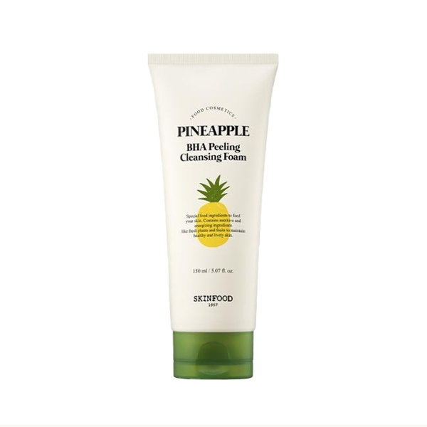 skinfood pineapple bha peeling cleansing foam 150ml