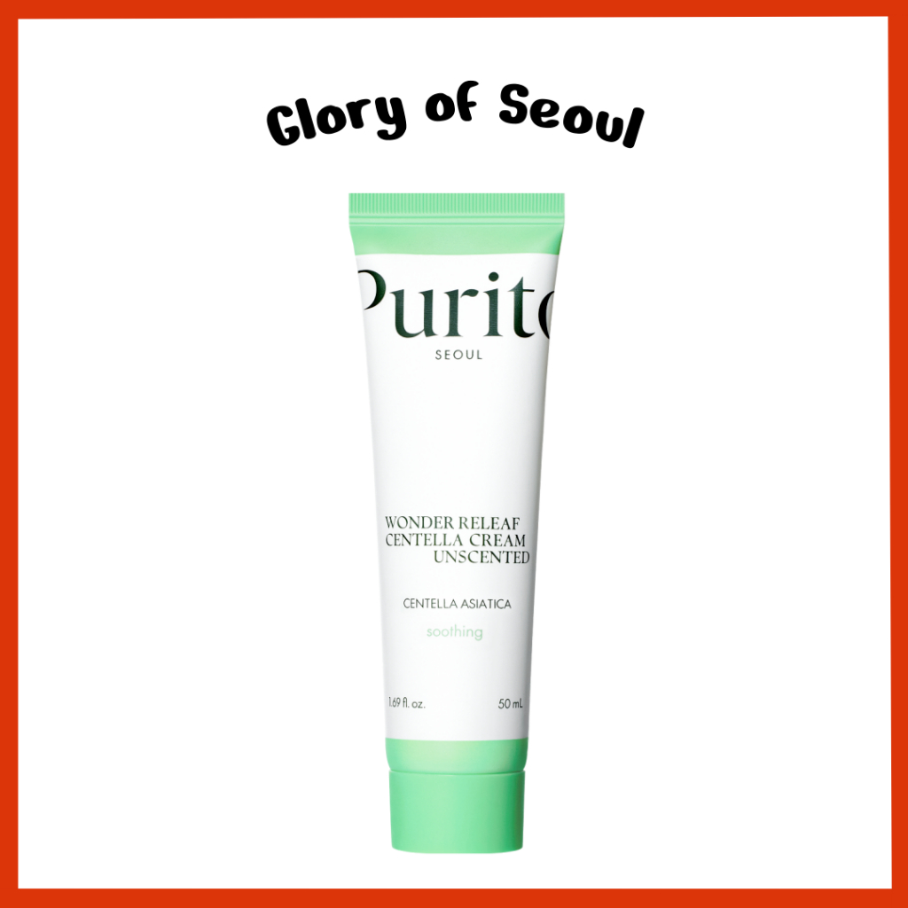 PURITO Wonder Relaf Centella Creme Sem Perfume, 50ml