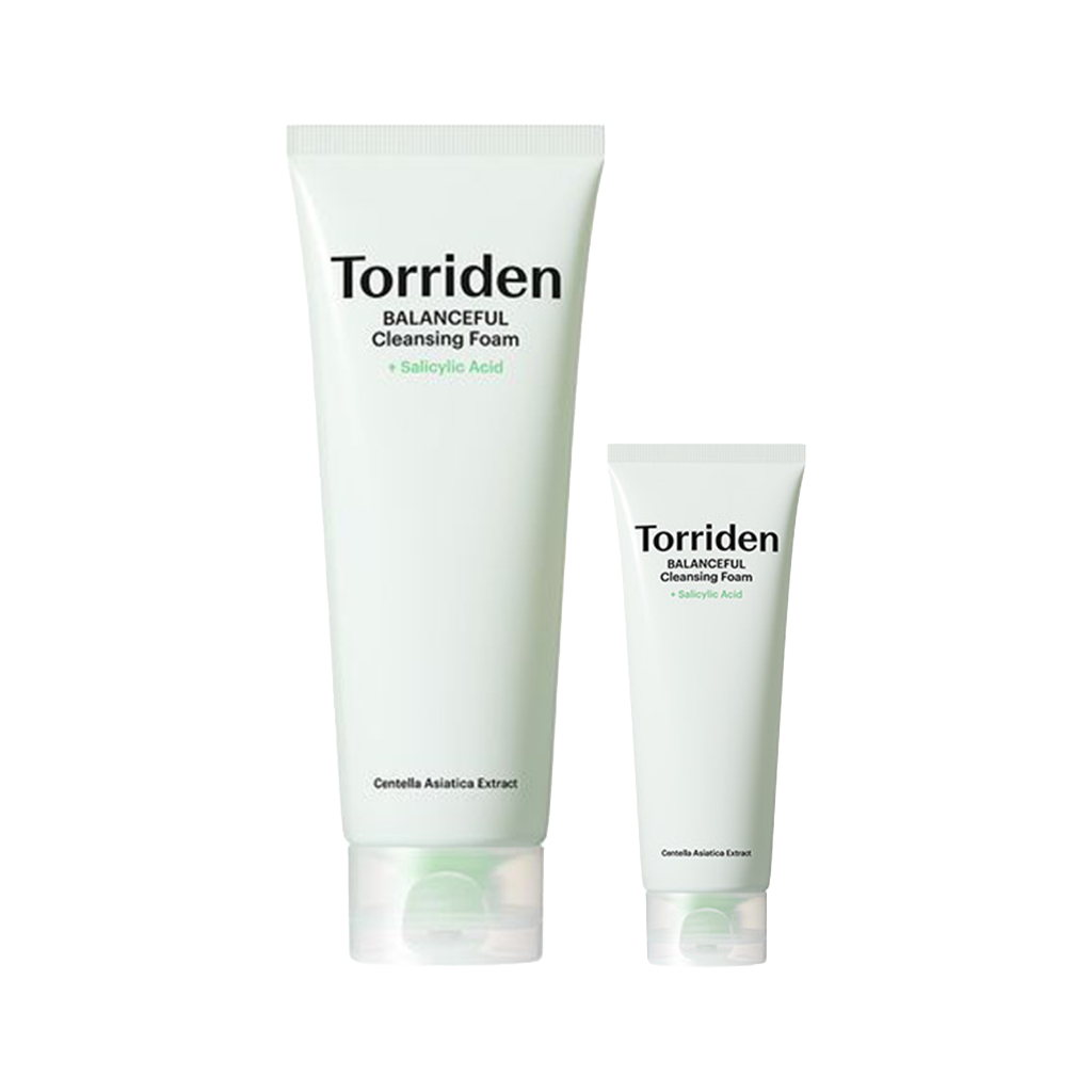 Torriden Balanceful Cica Pore Cleansing Foam 50ml, 150ml em Oferta na Shopee
