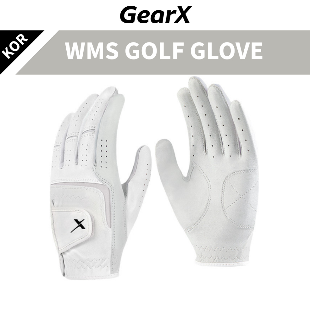 [GearX] A Nova Luva De Golfe Feminina Meia Pele De Cordeiro (Mão Esquerda)