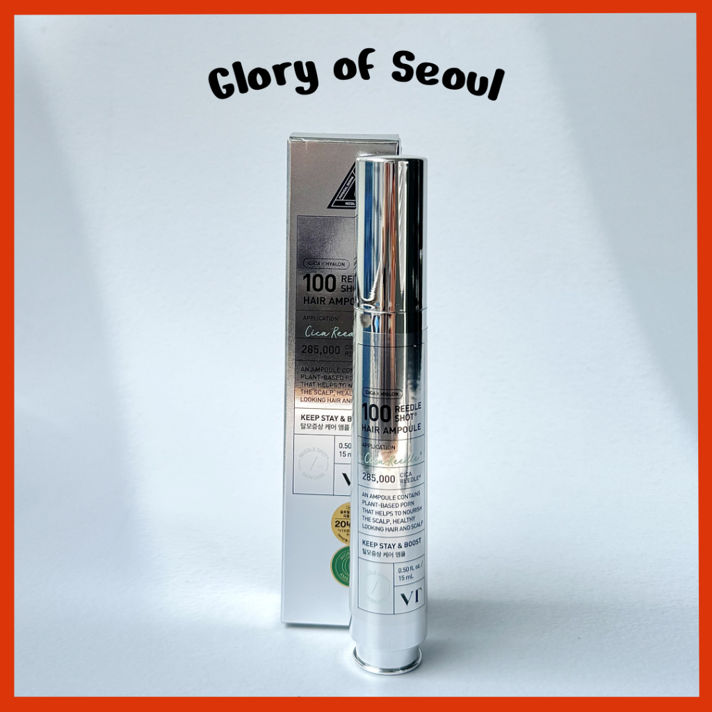 [NEW] VT Cosmetics Reedle Shot Hair Ampoule 100dL LITE, 15ml em Oferta na Shopee