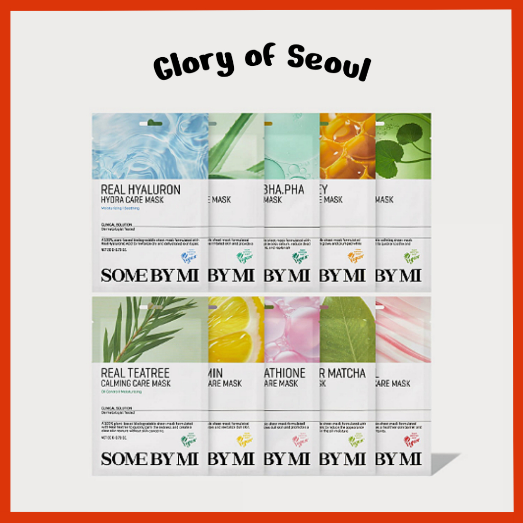SOME BY MI Máscara Real Mask Care, 1un (10 Tipos) em Oferta na Shopee