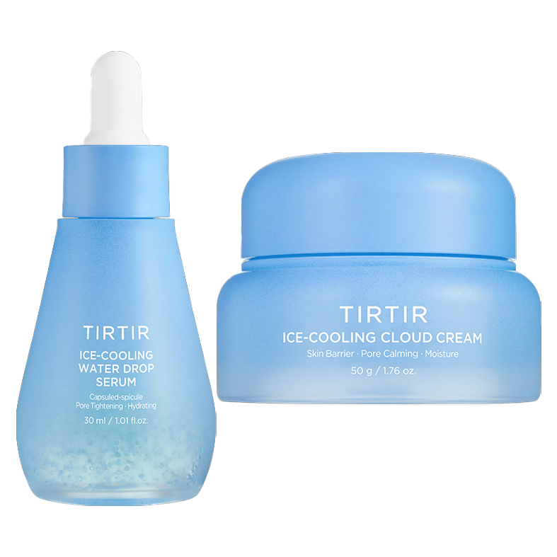 Tirtir Ice-Cooling Water Drop Serum 30ml, Cloud Cream 50g