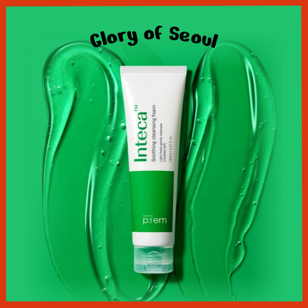 Faça Prem Inteca calmante em gel de espuma de limpeza,, 150ml em Oferta na Shopee