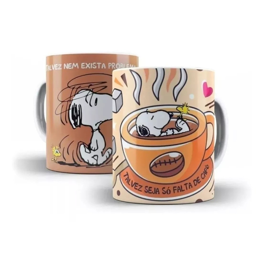 Caneca Snoopy Talvez Seja Só Falta De Café - Mega Oferta!!! .