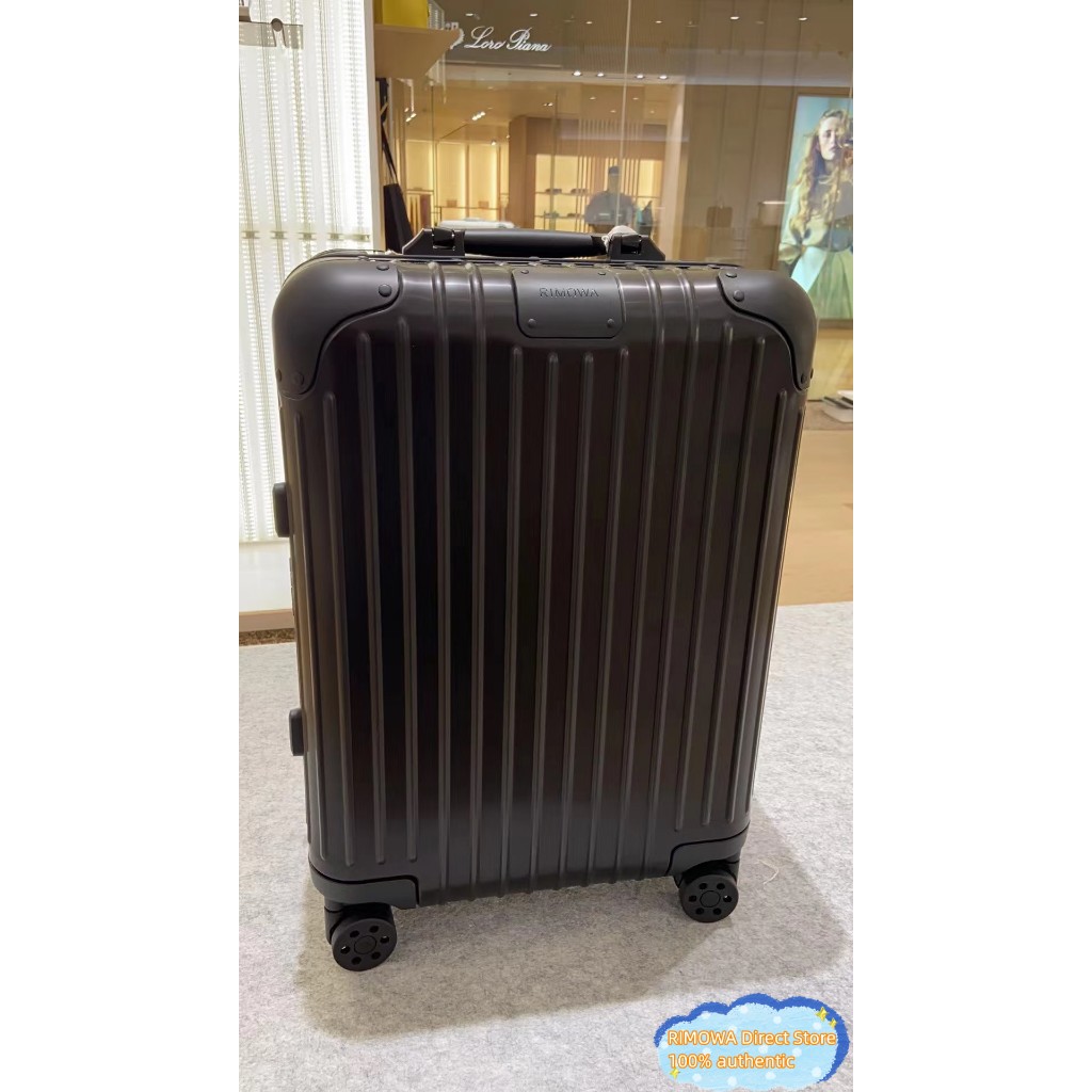 Mala RIMOWA Essential cabin De 21 Polegadas (Branca , Preta , Cinza) material De Policarbonato Bagagem De Cabine Várias 
