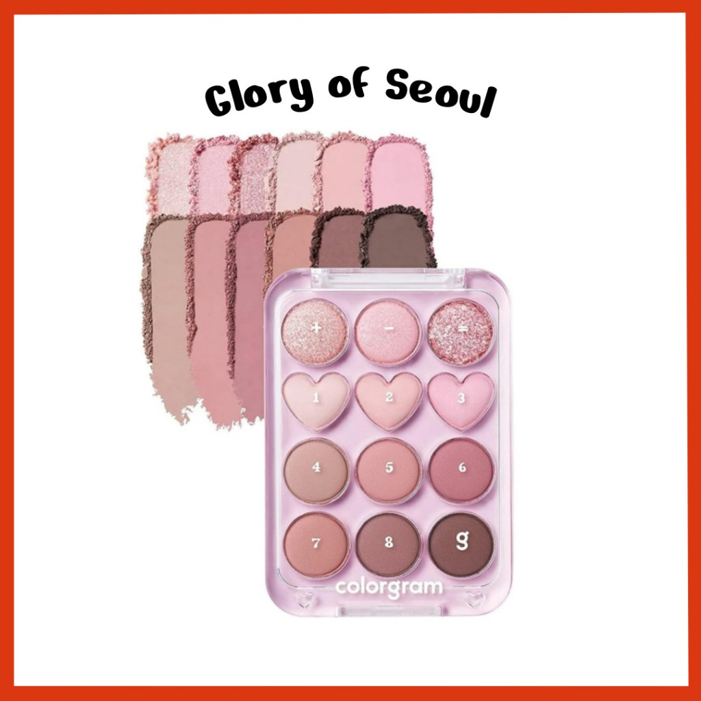 COLORGRAM Paleta de Ponto de Pin (7 cores), 9.9g