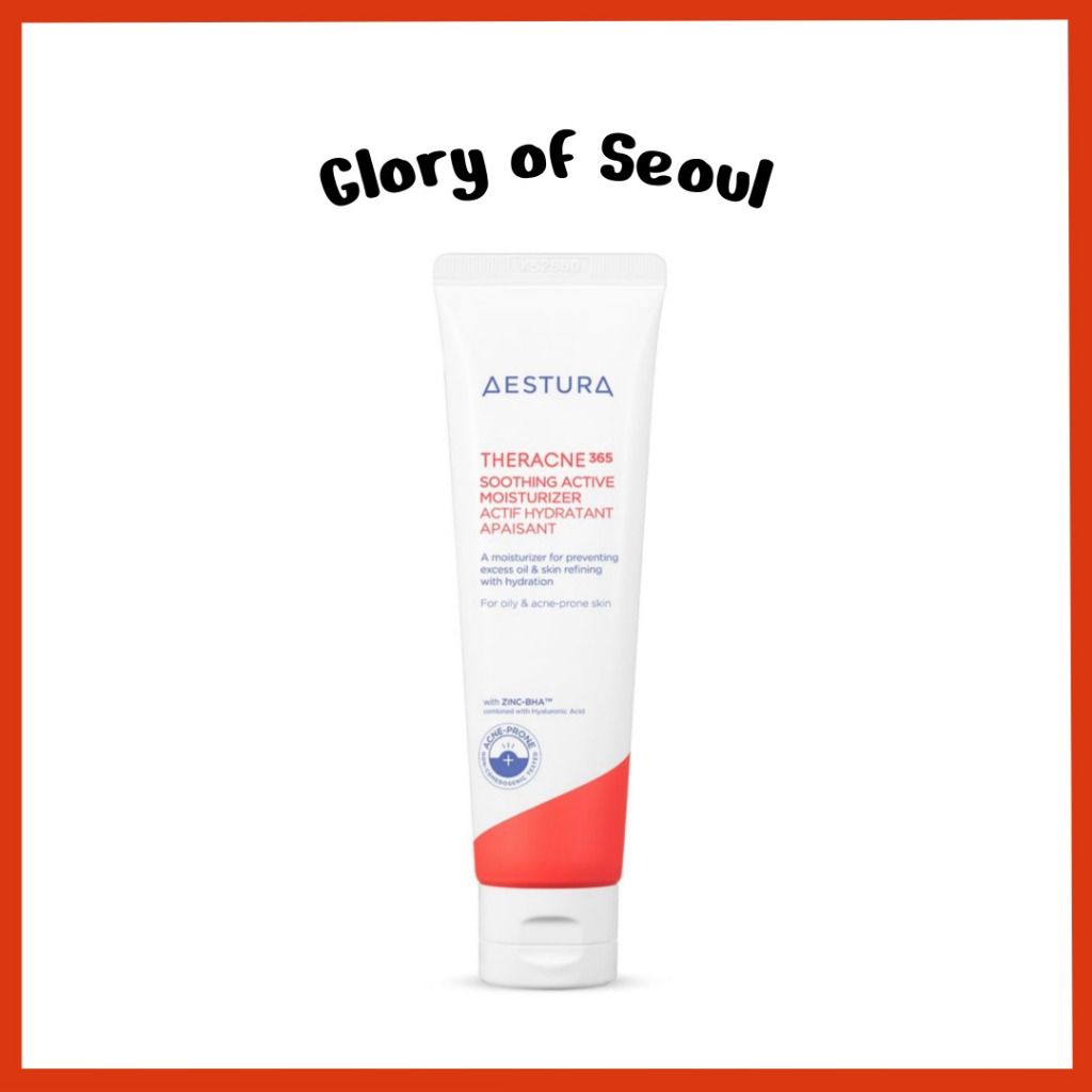 AESTURA Theracne365 Soonetizante hidratante ativo, |Controle do balanço de óleo com zinco, BHA, hidratante com ácido hilurônico, não comedogênico, 60ml