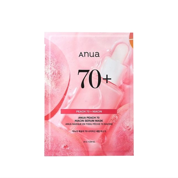 Anua Peach 70 Niacinamide Serum Mask 1Sheet - Beauty