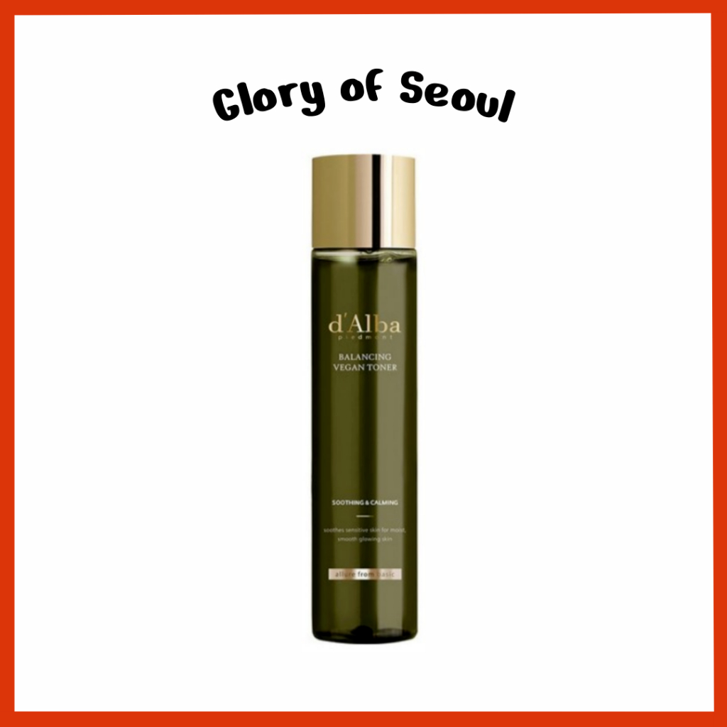 D'ALBA  Balanceamento de pele suave Toner vegano, 150ml