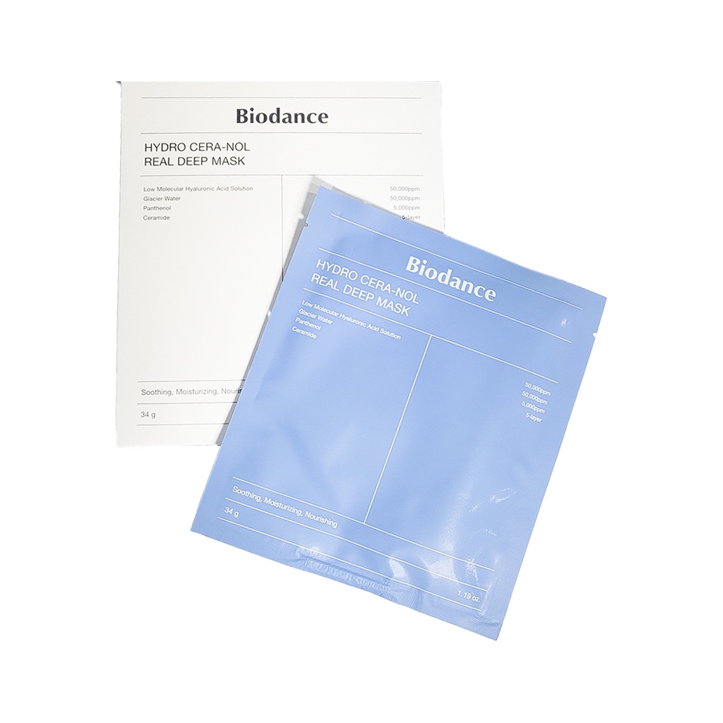 biodance hydro cera-nol real deep mask 1ea 34g - Beauty