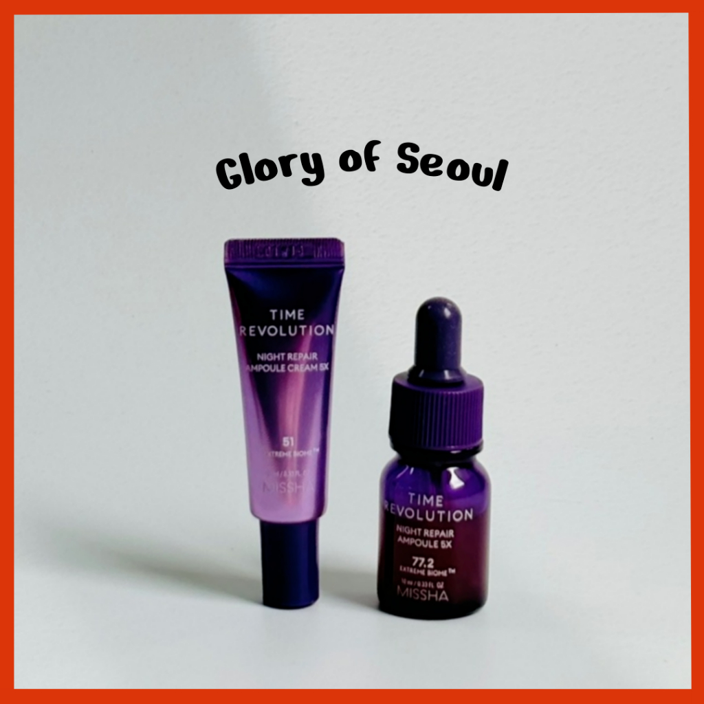 [MINI] MISSHA Ampola / Crème De Revolução Noturna De Tempo, 10ml em Oferta na Shopee