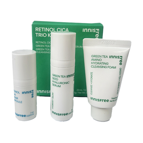 innisfree kit De retinol cica 3 Livre - Beauty