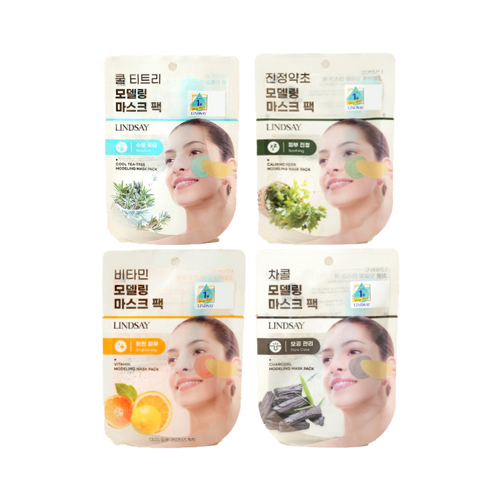 lindsay modeling mask pack pouch 28g 4types em Oferta na Shopee