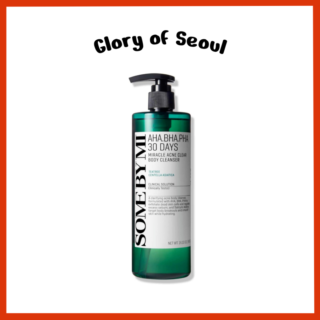 Alguns por Mi Aha Bha Pha 30 dias Miracle Acne Clear Body Cleanser, 400g em Oferta na Shopee