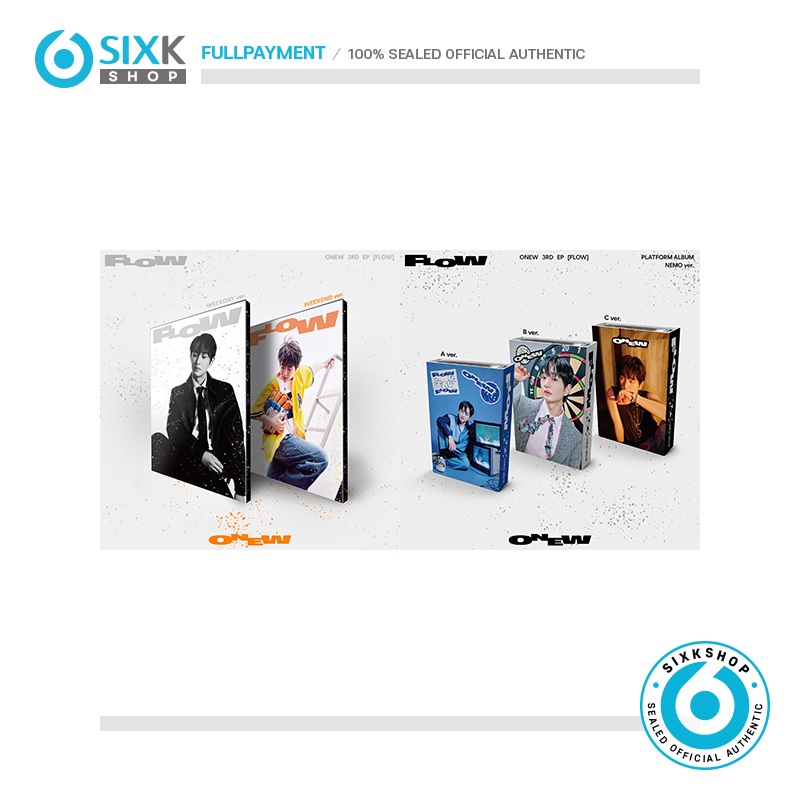 (NORMAL/NEMO ver) ONEW 3rd Mini Album [FLOW] em Oferta na Shopee