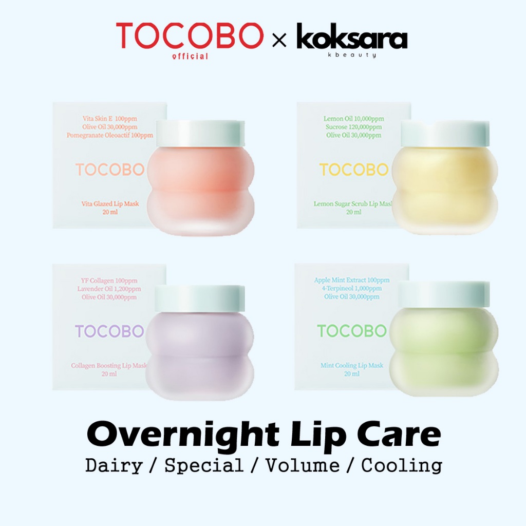 TOCOBO OFFICIAL Lip Mask 20ml 4types - Beauty