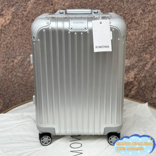 Cabine Original RIMOWA (Três Tamanhos) (Cores Opcionais) Bagagem Em Liga De Alumínio-Magnésio 92553004