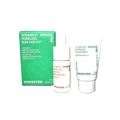 innisfree vitamin c poreless sun duo kit
