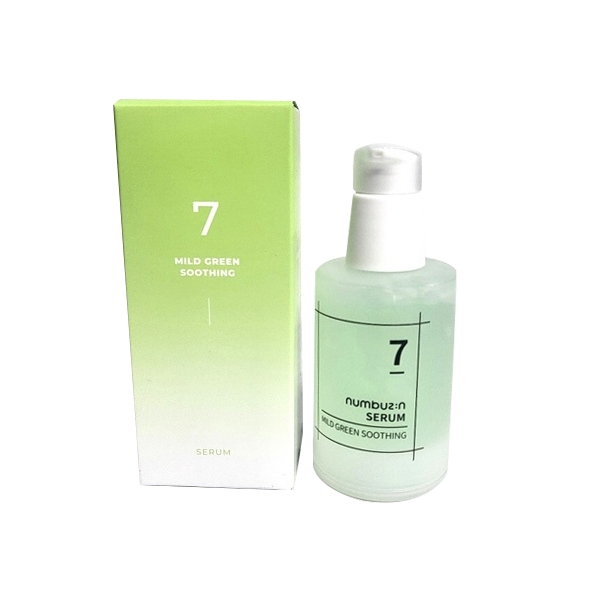 numbuzin no.7 mild green soothing serum 50ml em Oferta na Shopee