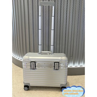99 % Novo RIMOWA Original Pilot 20 Polegadas Prata/Preto Caixa De Capitão Em Liga De Alumínio-Magnésio 92551004
