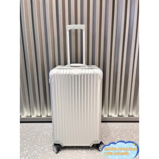 RIMOWA Original Plus 31 Polegadas 33 Mala Verificada De Liga De Alumínio-Magnésio Prata Gorda 92580004