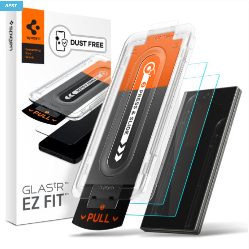 Spigen-Protetor De Tela Galaxy Z Fold 7 GLAS.tR EZ Fit Pro 2pcs Conjunto De Film