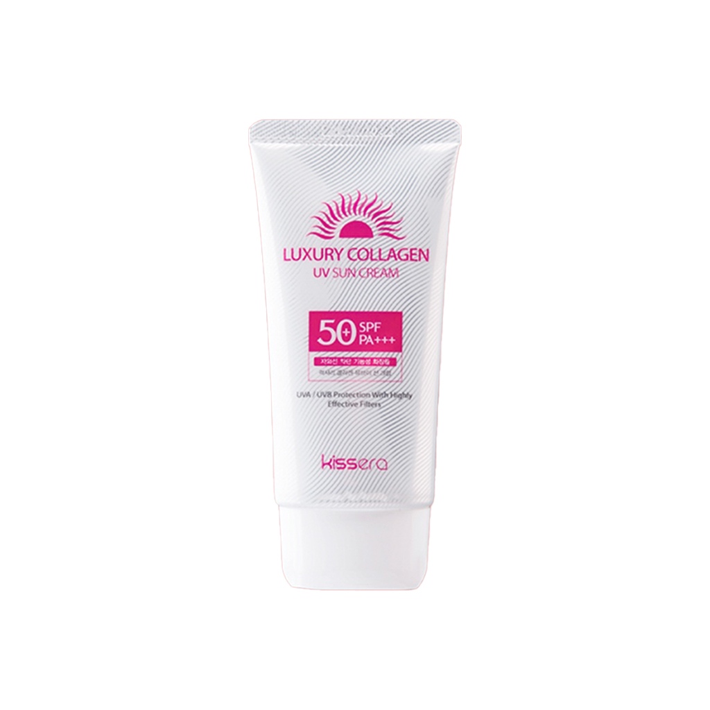kissera luxury collagen uv sun cream 70ml em Oferta na Shopee