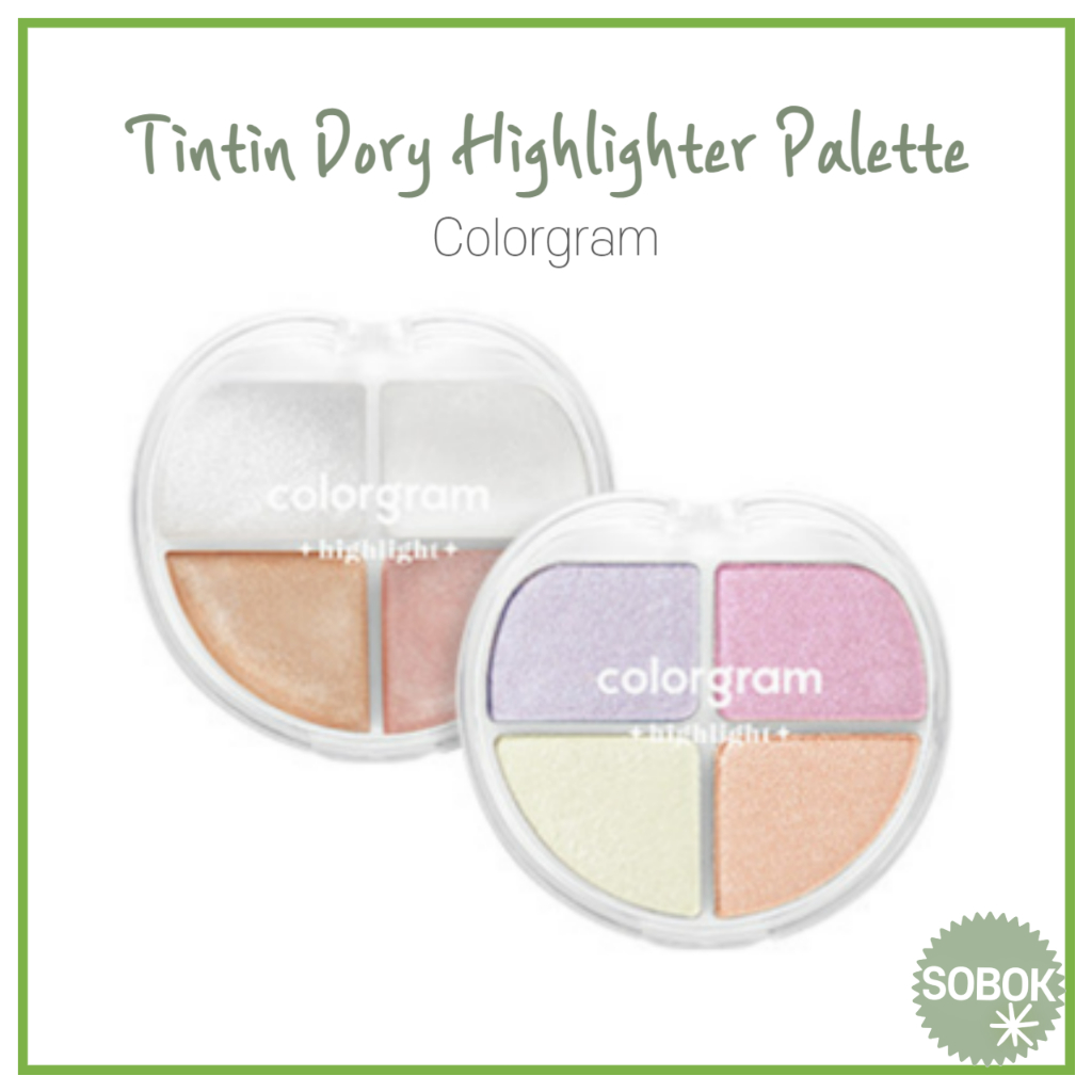 [Colorgram] Paleta Tintin Dory Highlighter 2 Cores tintory