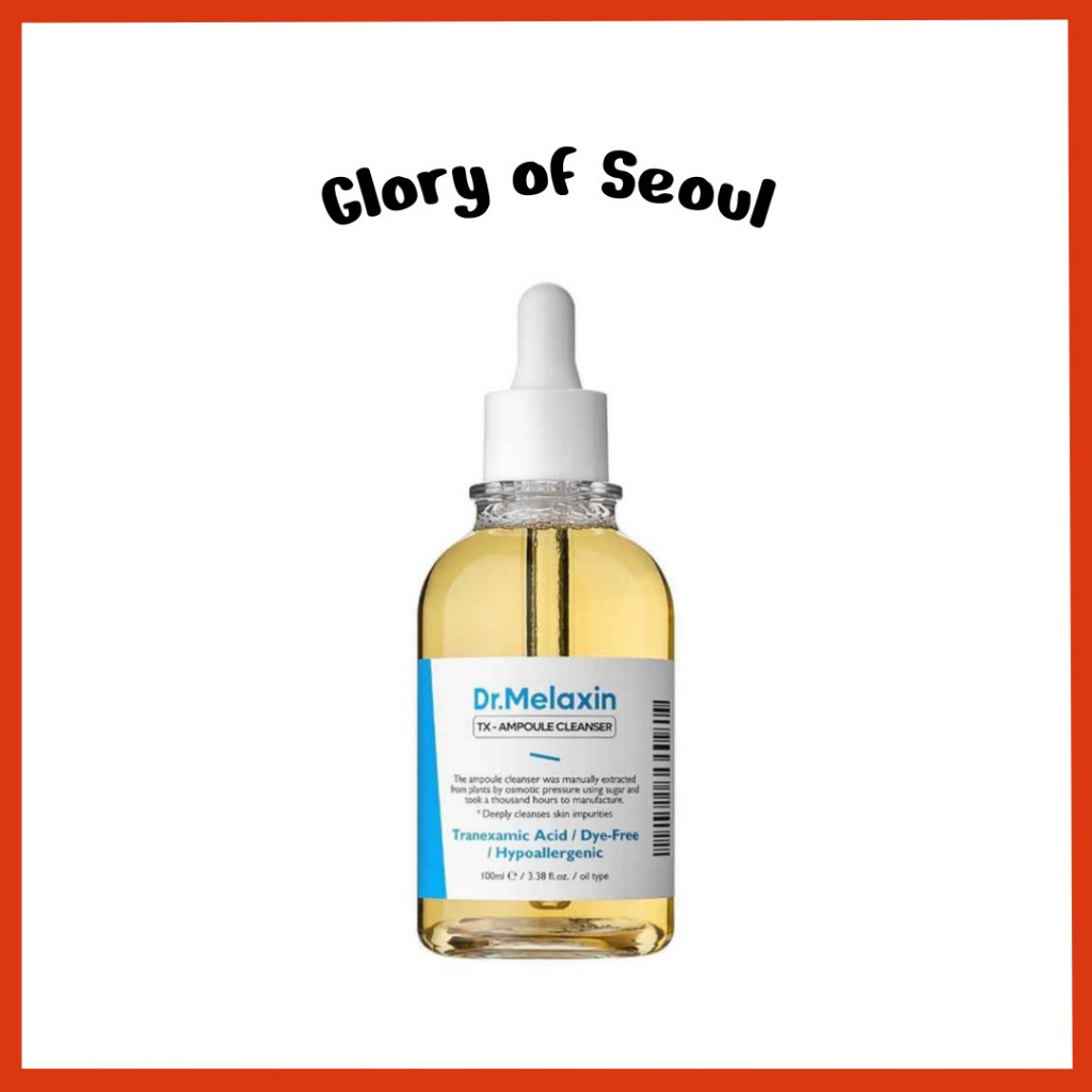 DR.MELAXIN TX Ampola De Limpeza /5.07fl oz , Hidratante , Para Peles Sensíveis, 100ml