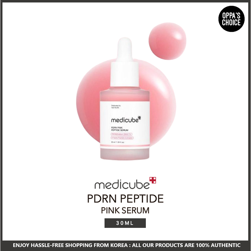 [Novo] Ampola De Soro De Peptídeo Rosa PDRN MEDICUBE 30ML em Oferta na Shopee