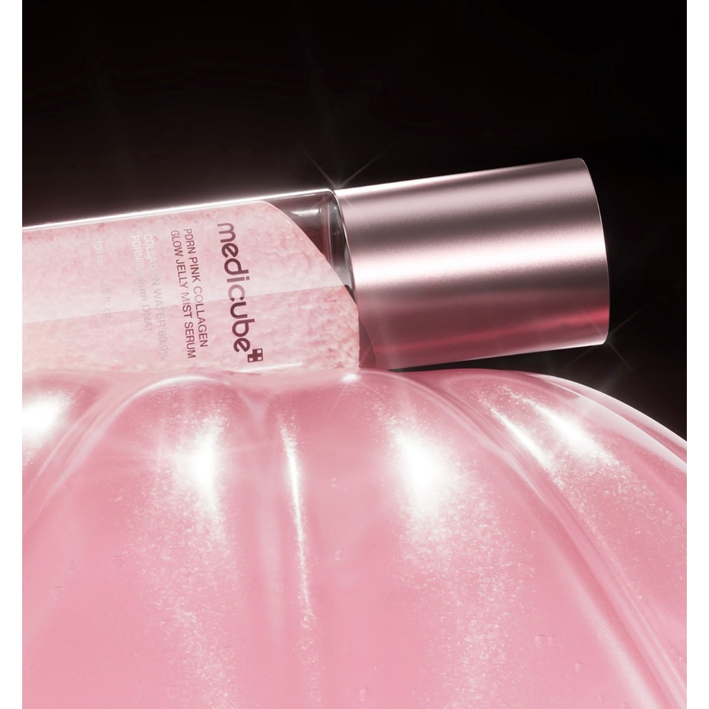 Detalhes do [NEW] MEDICUBE PDRN Pink Collagen Glow Jelly Mist Serum 100ml / 2 Options
