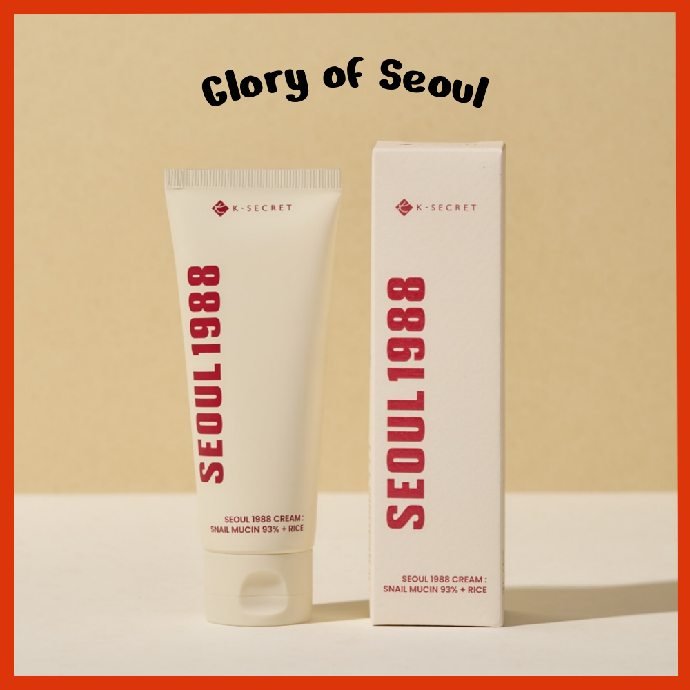 K-SECRET Seoul 1988 Snail Mucin 93% Cream 100ml em Oferta na Shopee