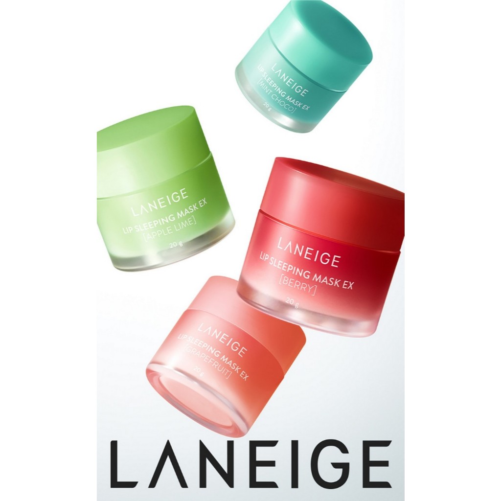 LANEIGE Lip Sleeping Mask, 9 Types / 20g (Grapefruit / Apple lime / Mint choco / Vanilla / Mango / Gummy bear/ Sweet candy / Peach iced tea/ Acai Mango Smoothie) · foto 2