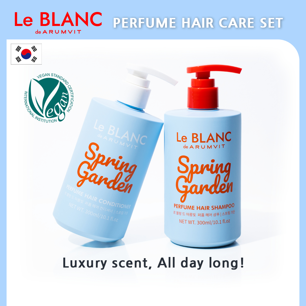 Conjunto De Shampoo E Condicionador Para Cabelo Le BLANC _ Spring Garden Perfume