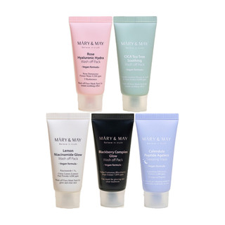 Mary & May Vegan Wash Off Mask Mini 30g 5types (No Case Product Only) em Oferta na Shopee